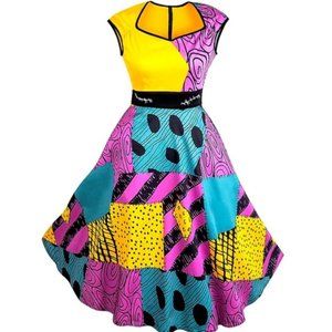 Disney Nightmare before Christmas Sally 50’s dapper day  party dress XL